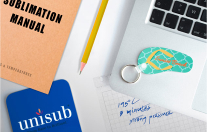 Sublimation manual and free Unisub templates that are available in the Resource Portal for planning and creating.