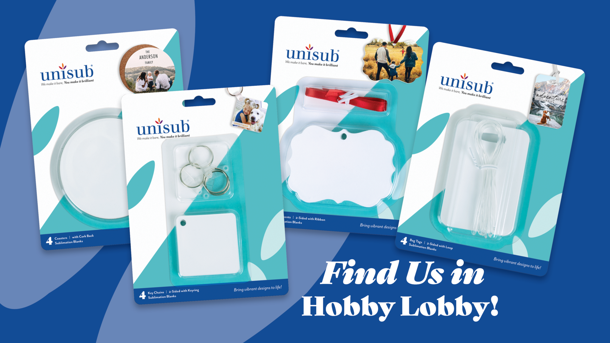 Your Unisub Favorites are now in Hobby Lobby