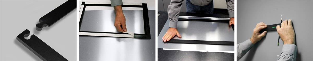 4 way french cleat installation
