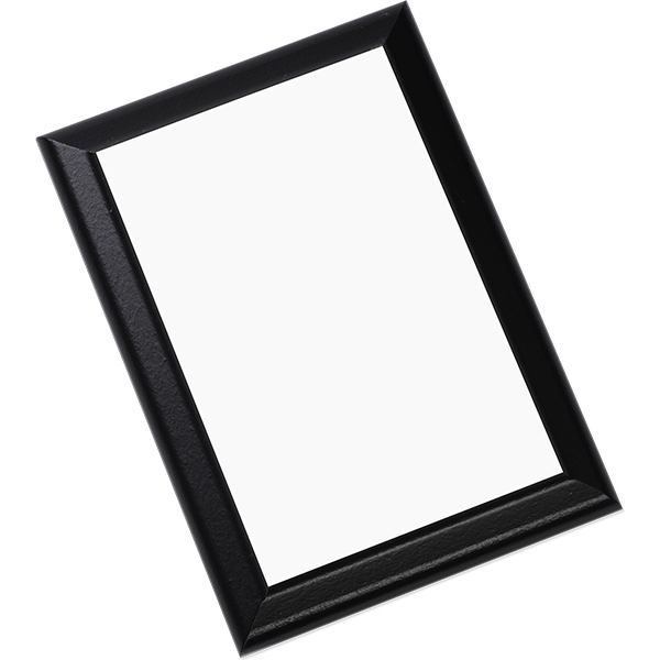 MDF Black Ogee Edge Plaque - 1001