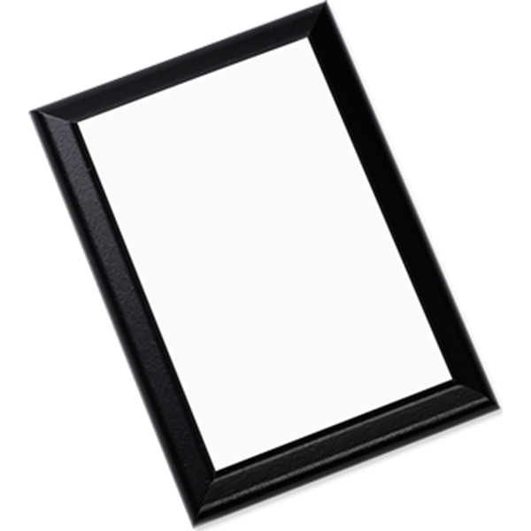 MDF Black Ogee Edge Plaque - 1002