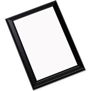 MDF Black Ogee Edge Plaque - 1003