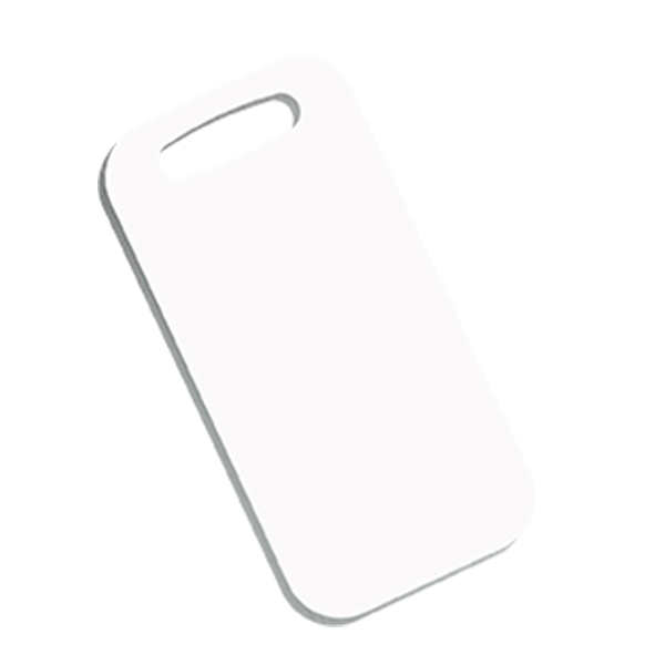 Aluminum Rectangle Bag Tag - 4624