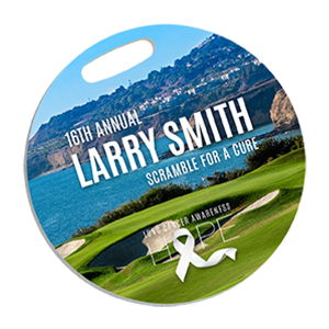 Aluminum Round Bag Tag - 4625