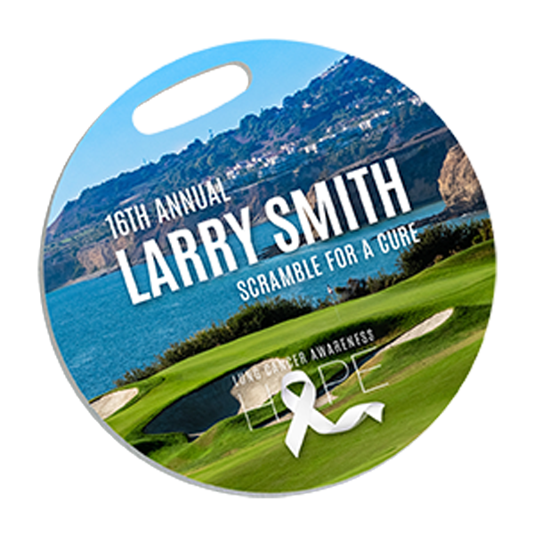 Aluminum Round Bag Tag - 4625 - Image 2