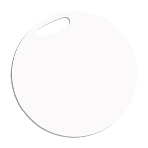 Aluminum Round Bag Tag - 4625