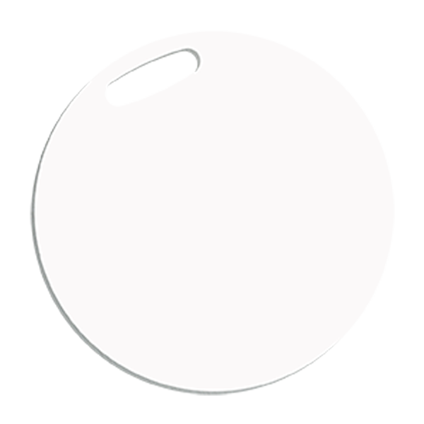 Aluminum Round Bag Tag - 4625
