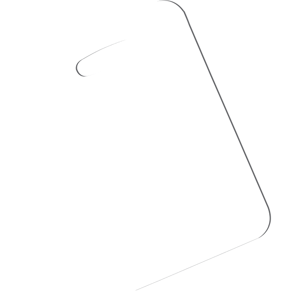 FRP Rectangle Bag Tag - 5503