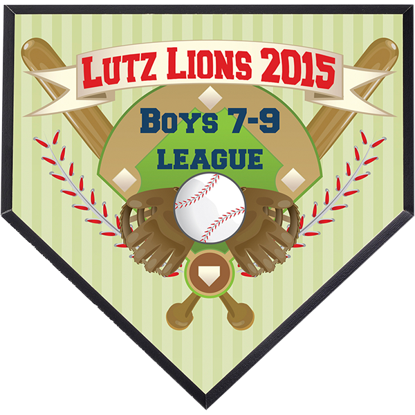 MDF Chamfered Edge Small Home Plate Plaque - 5679 - Image 2