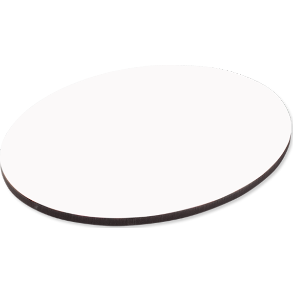 Medium Density Fiberboard (MDF) Cross Plaque, Oval Tile Insert Only - 5726