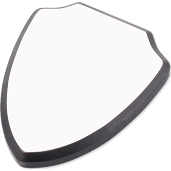 MDF Chamfered Edge Small Shield Plaque - 5745