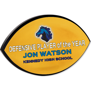 MDF Chamfered Edge Football Plaque - 5757