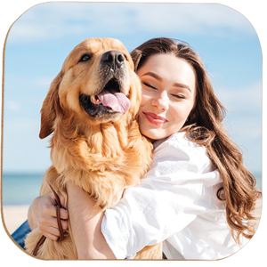 High-Density Fiberboard (HDF) Square Coaster with Raw Back – 1009