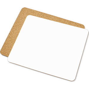 High-Density Fiberboard (HDF) Rectangle Placemat with Cork Back – 3011