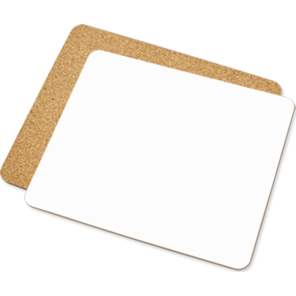 High-Density Fiberboard (HDF) Rectangle Placemat with Cork Back – 3011