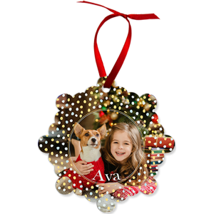 Aluminum London Ornament, 2-Sided – 4102