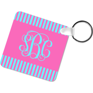 Aluminum Square Key Chain – 4107