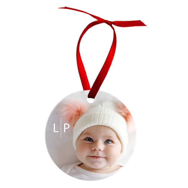 Aluminum Round Ornament, 2-Sided – 4170 - Image 2