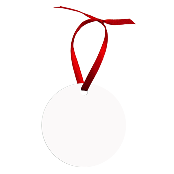 Aluminum Round Ornament, 2-Sided – 4170