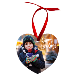 Aluminum Heart Ornament, 2-Sided – 4332