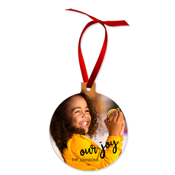 Aluminum Ball Ornament, 2-Sided – 4335 - Image 2