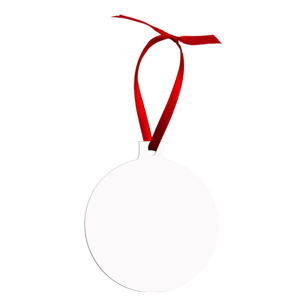 Aluminum Ball Ornament, 2-Sided – 4335