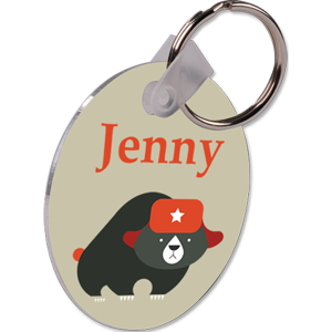 Aluminum Round Key Chain – 4411