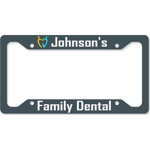 Aluminum License Plate Frame with Original 4 Notches – 4566