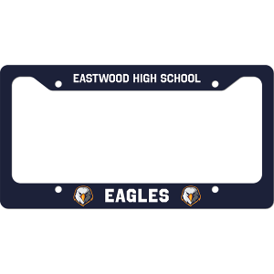 Aluminum License Plate Frame with Standard 2 Notches – 4567
