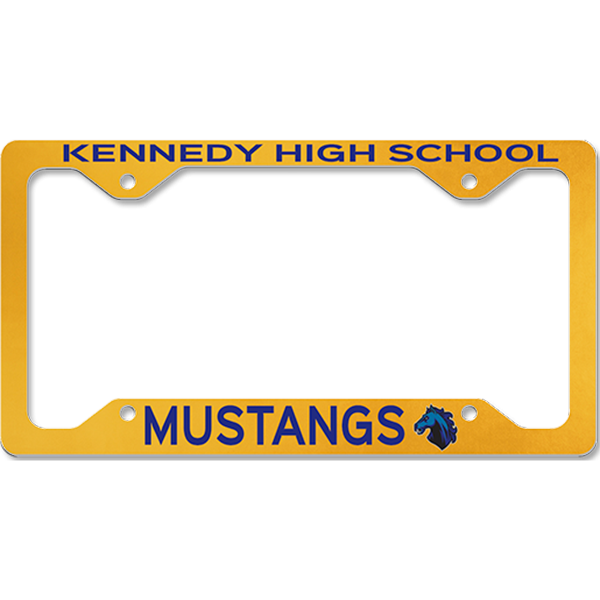 Aluminum License Plate Frame with Slim Line 4 Notches – 4568 - Image 2