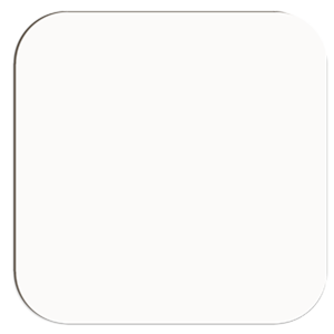 High-Density Fiberboard (HDF) Square Coaster with Raw Back – 4597