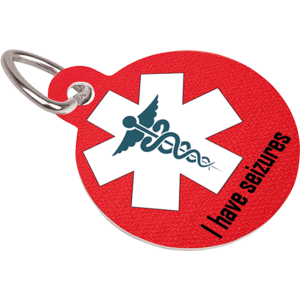 Aluminum Round Pet Tag with Tab – 4739