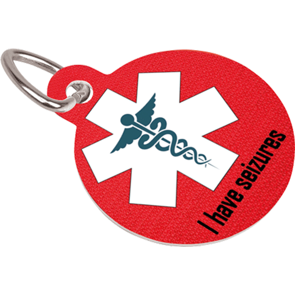 Aluminum Round Pet Tag with Tab – 4739 - Image 2