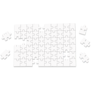 High-Density Fiberboard (HDF) Rectangle Puzzle, 60 pcs – 4743