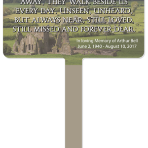 Outdoor Aluminum Rectangle Yard Sign, 1 Leg – 4774