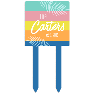 Outdoor Aluminum Square Yard Sign, 2 Legs – 4776