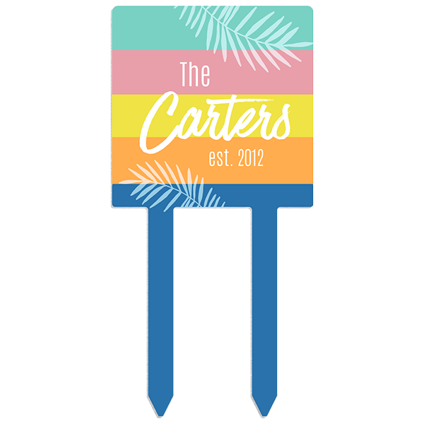 Outdoor Aluminum Square Yard Sign, 2 Legs – 4776 - Image 2