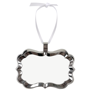 Aluminum Framed Benelux Shape Ornament w/ AL Insert, 1-Sided – 4923