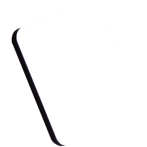 Medium Density Fiberboard (MDF) Square Premium Coaster with Cork Back – 4933