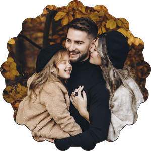 High-Density Fiberboard (HDF) Bottle Cap Coaster with Raw Back – 4942