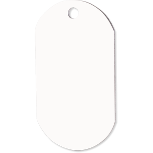 Aluminum ID Tag, 1-Sided – 5588
