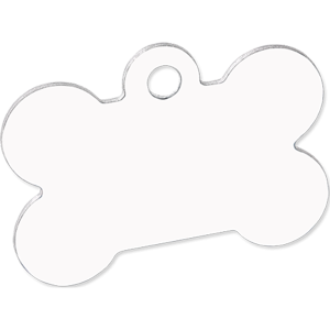 Aluminum Dog Bone Shape Pet Tag with Tab – 5771