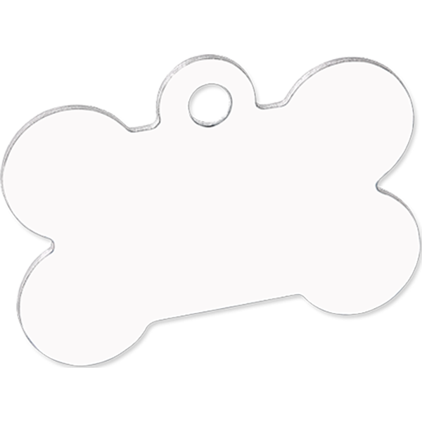 Aluminum Dog Bone Shape Pet Tag with Tab – 5771