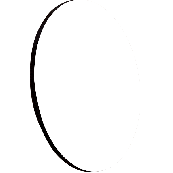 High-Density Fiberboard (HDF) Round Coaster with Cork Back – 5822