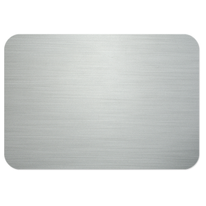 Aluminum Silver Rectangle Name Badge – 5950