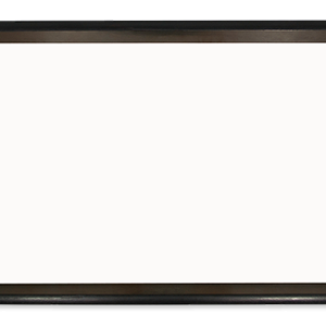High-Density Fiberboard (HDF)  Large Espresso Black Serving Tray w/ Insert (#5709) – 5985